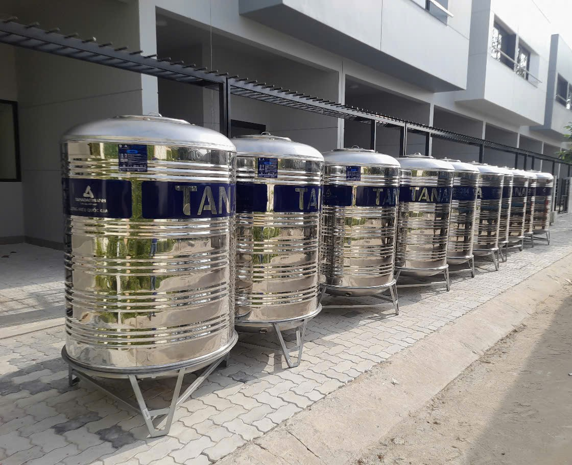 Sơ đồ các vùng cần kiểm tra độ dày bồn inox Các vị trí thân chỏm gân và mối hàn cần kiểm tra trên bồn inox